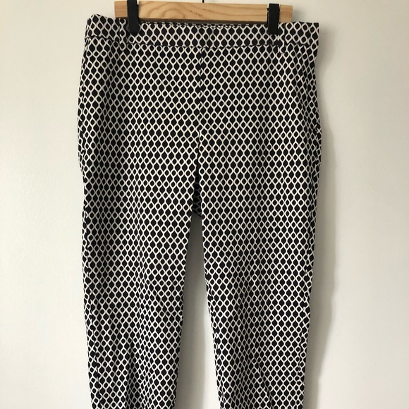 Brand new H&M women’s slacks black & white print - Picture 1 of 9